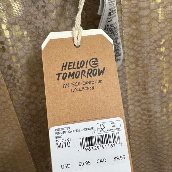 Billabong Summer High Tart Lime Reese Underwire Bikini Top Med NWT - Picture 3 of 10